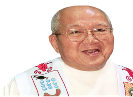 Portrait of Bishop Julio Xavier Labayen, OCD, DD, founder of Mount Carmel School of Infanta